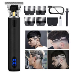 YOGINGO professional trimmer with T-style zero-gap cutter head for precise, smooth cuts.