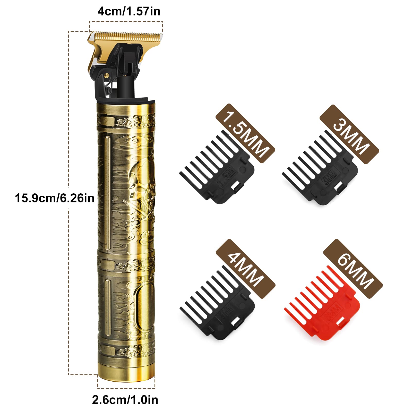 YOGINGO trimmer blade washable under running water for easy cleaning.