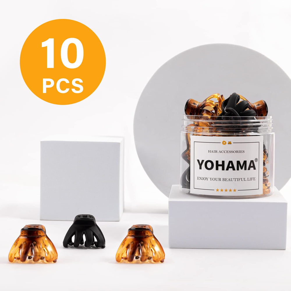 YOHAMA daily-use hair accessory is lightweight and easy to snap in.