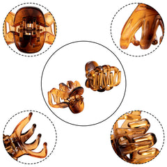 YOHAMA small claw clip with strong spring grips thick hair firmly.