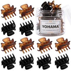 YOHAMA small 1.1 inch hair clip pack secures fine hair for daily wear