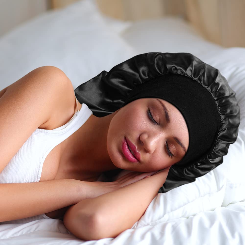 Bonete de seda de Yohitop para uso diario facilita dormir cómodo y cuidar el cabello