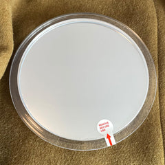 YoHumk fogless mirror aids precise makeup application in steamy conditions.