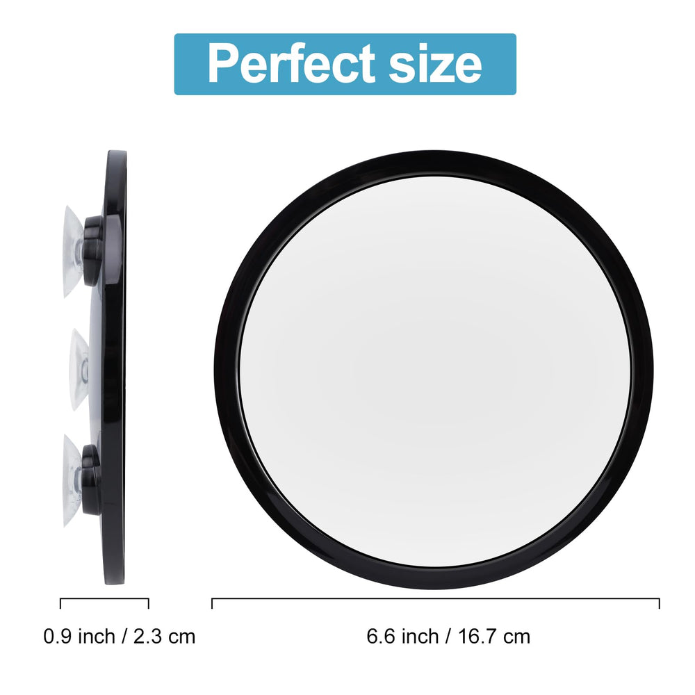 YoHumk glassless safety kids mirror reduces risk of shattering in the shower.