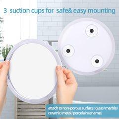 YoHumk glassless safety kids mirror reduces breakage risk in the shower.