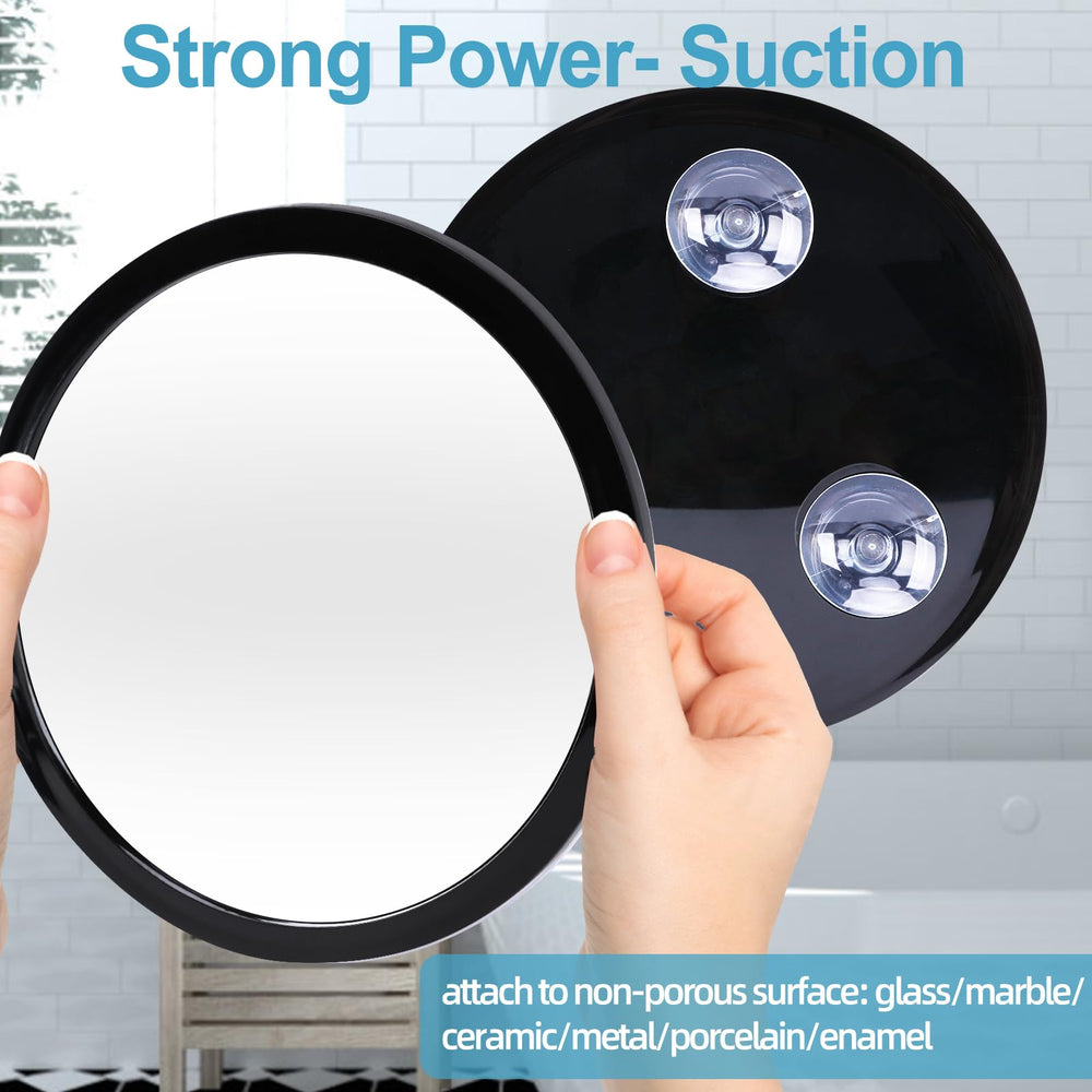 Lightweight, portable YoHumk mirror ideal for travel and camping.