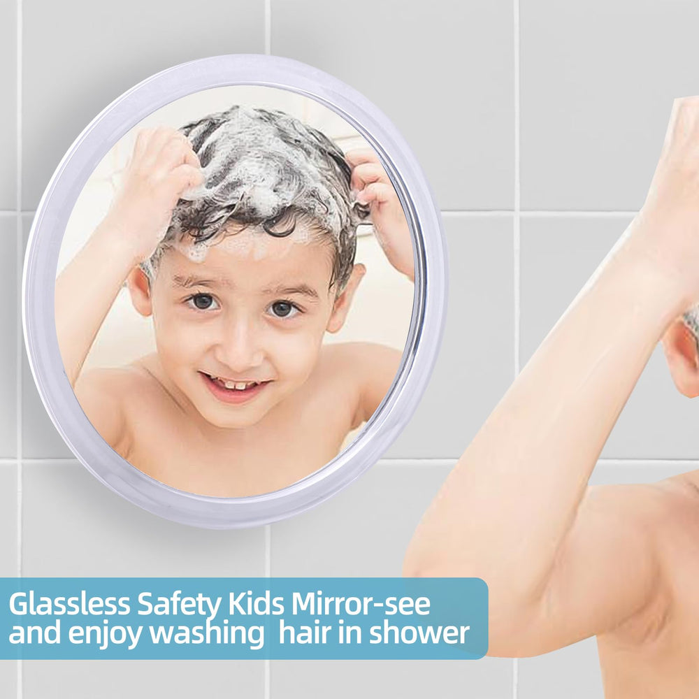 YoHumk portable travel-friendly shower mirror for on-the-go grooming.