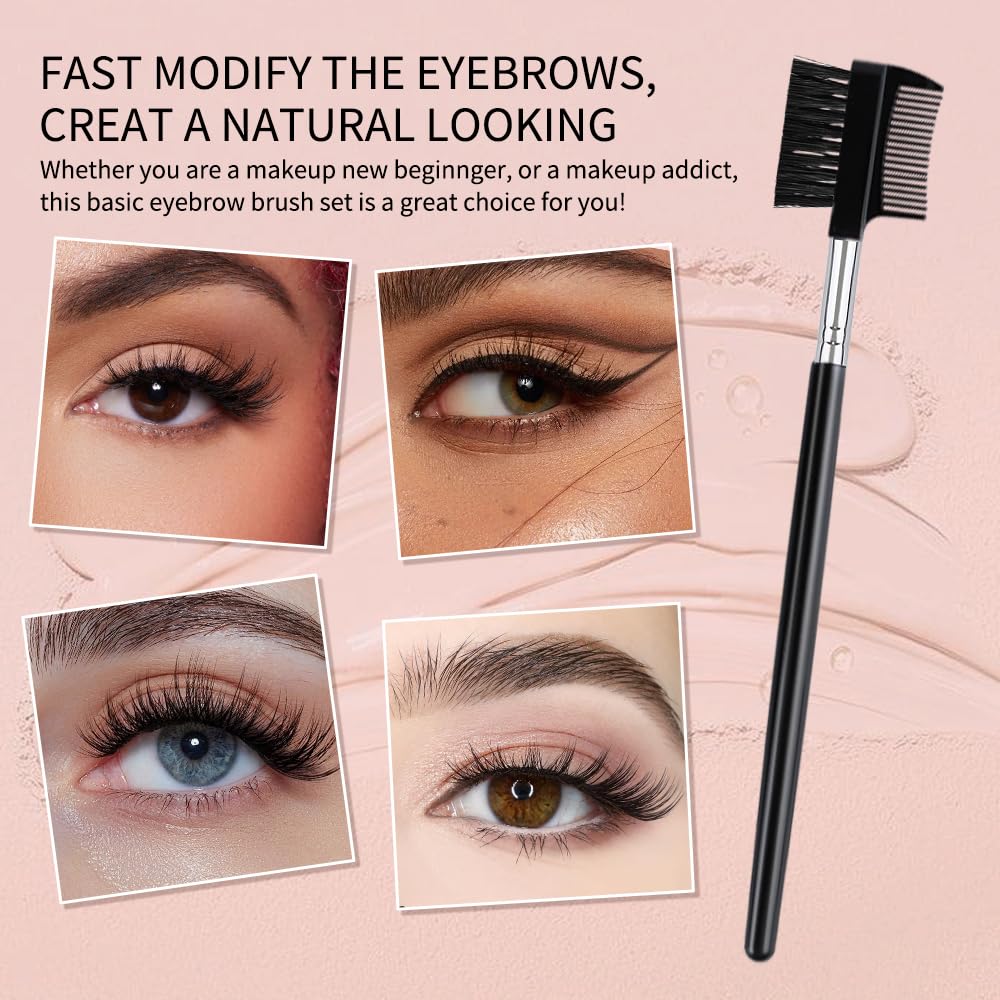 Yoizyfree makeup bag-friendly set keeps brow and lash tools organized.