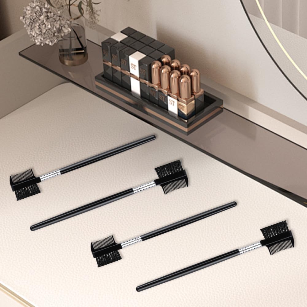 Yoizyfree portable eyebrow brush and comb set ideal for travel.
