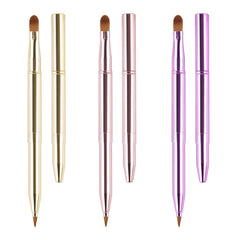 Yoizyfree retractable lip brush in a compact pack for precise lipstick application.