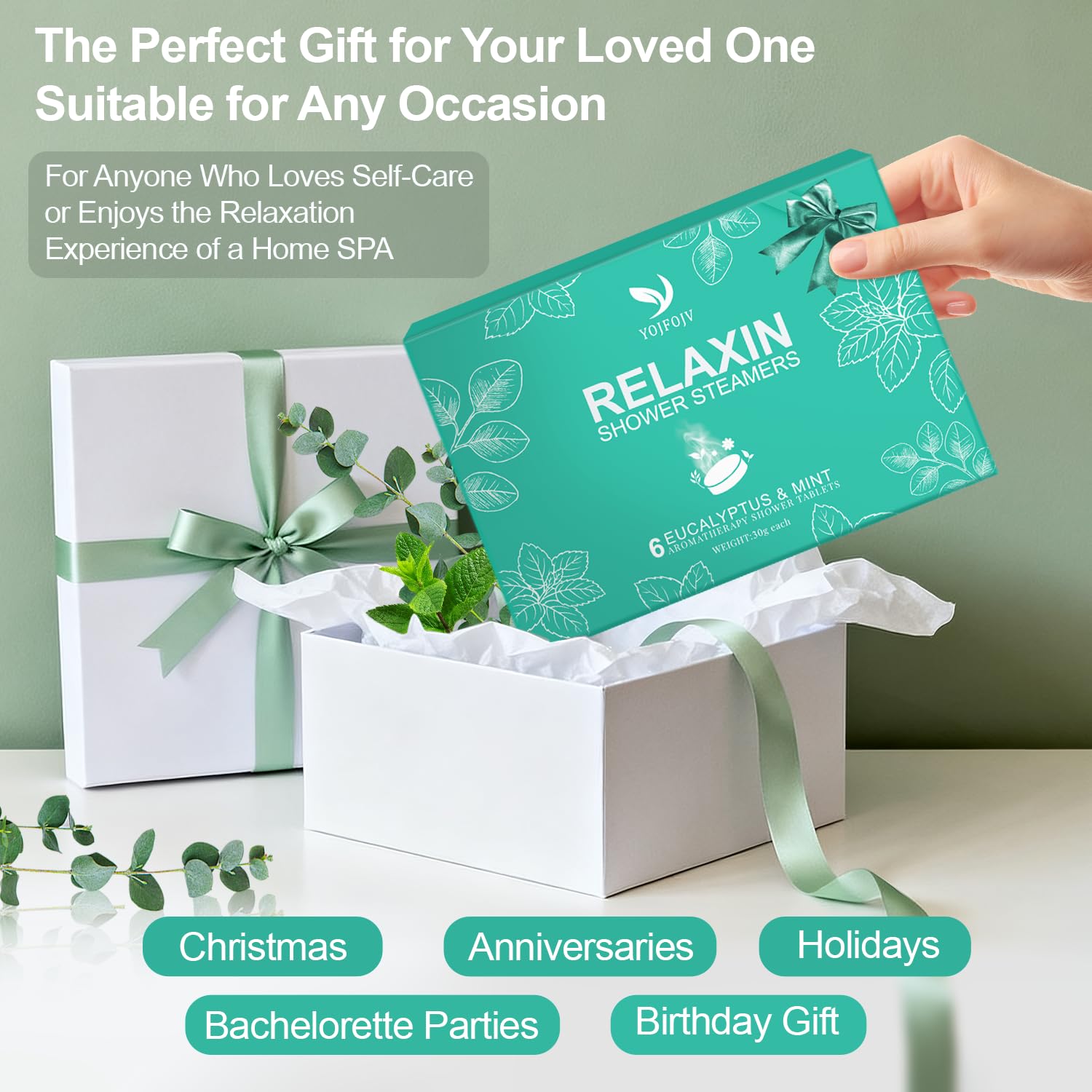 YOJFOJV gift packaging suitable for Easter baskets and thoughtful wellness gifts.