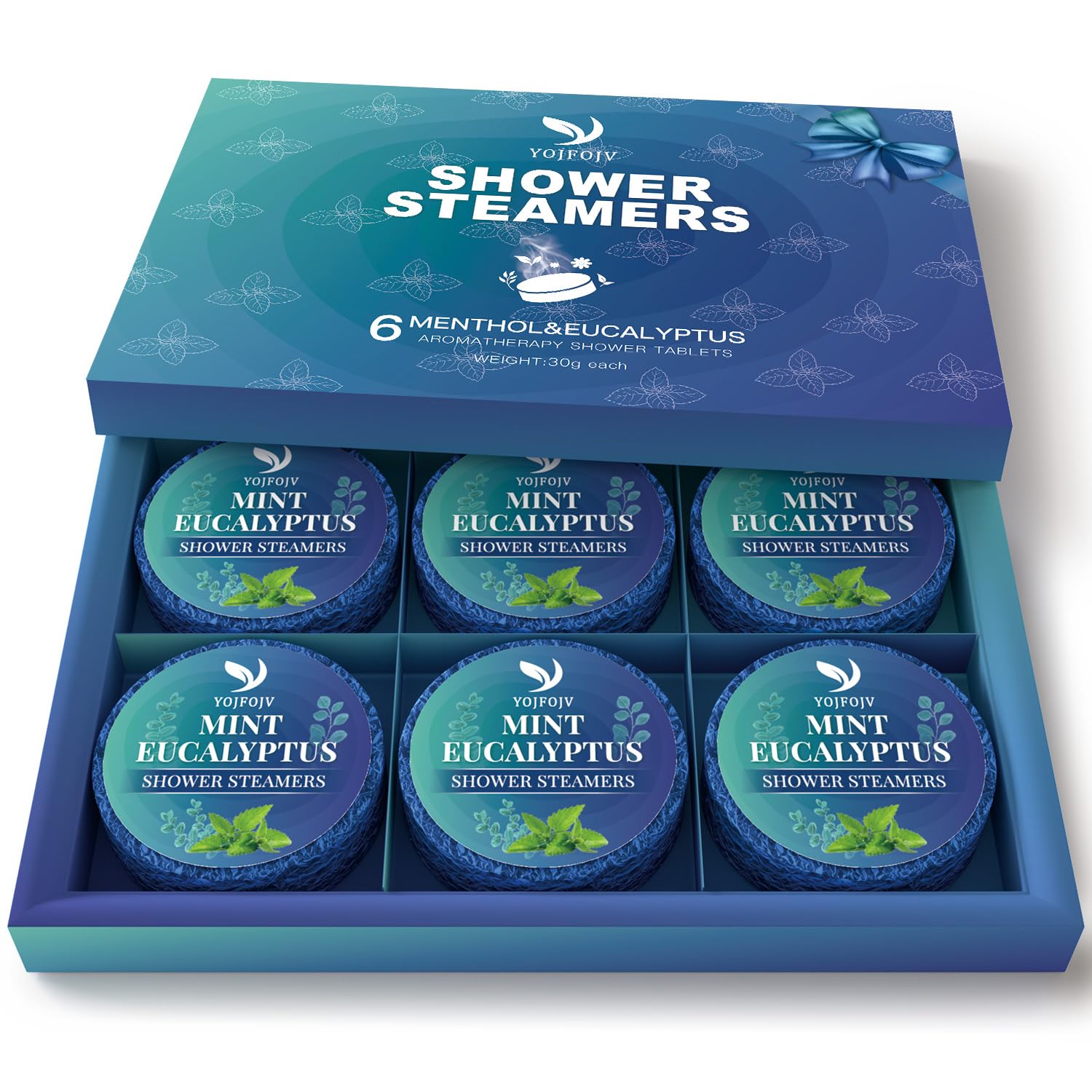 YOJFOJV shower steamers gift box with six spa scents, ready for gifting