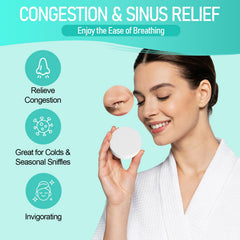 YOJFOJV vapor shower steamer pack with menthol relieves congestion during showers.