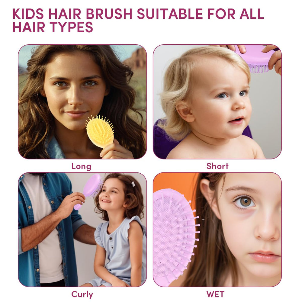 YOJOR mini brush fits handbags and pockets for quick touch-ups.
