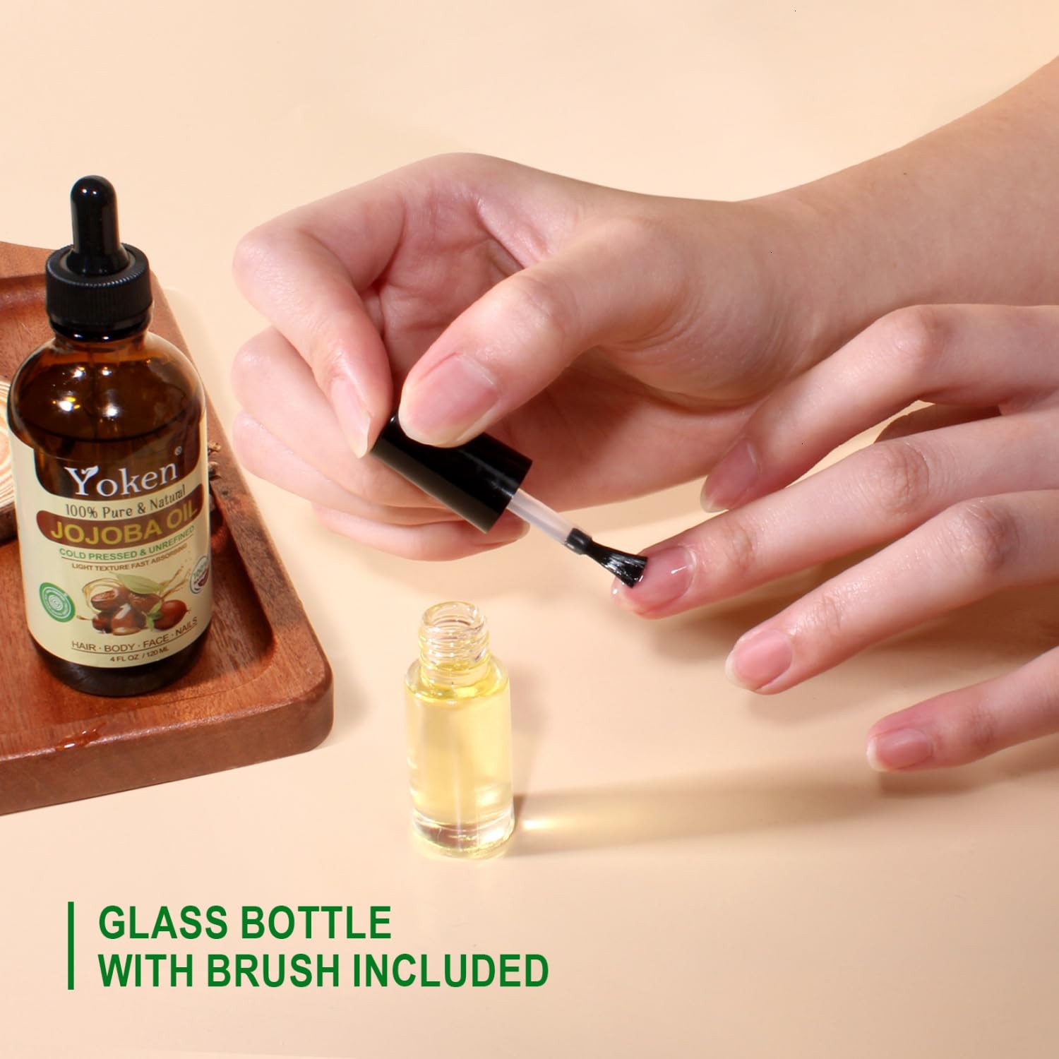 Yoken aceite de jojoba para cabello, nutre y aporta brillo