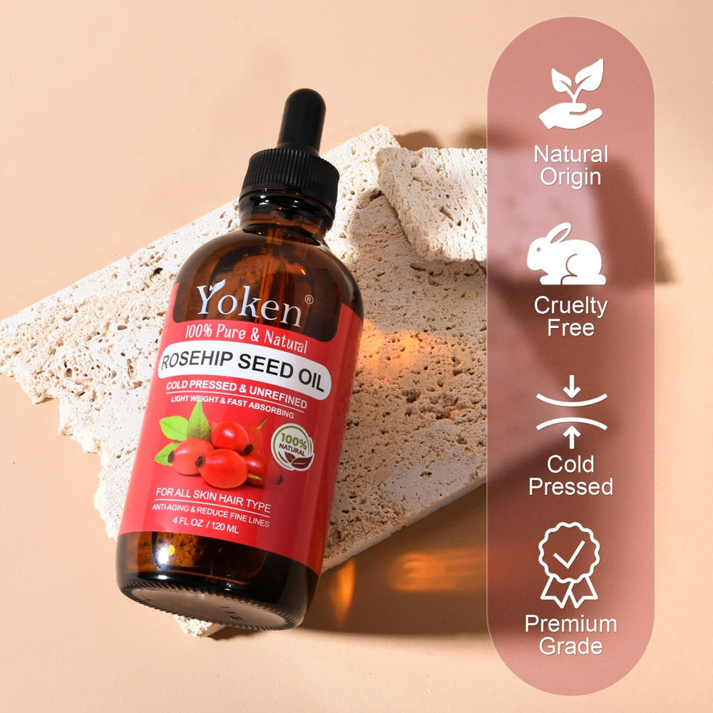 Yoken Aceite Rosa Mosqueta uñas, hidratación de cutículas.