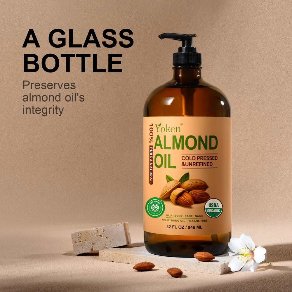 Yoken Almond Oil used as massage oil for at-home relaxation