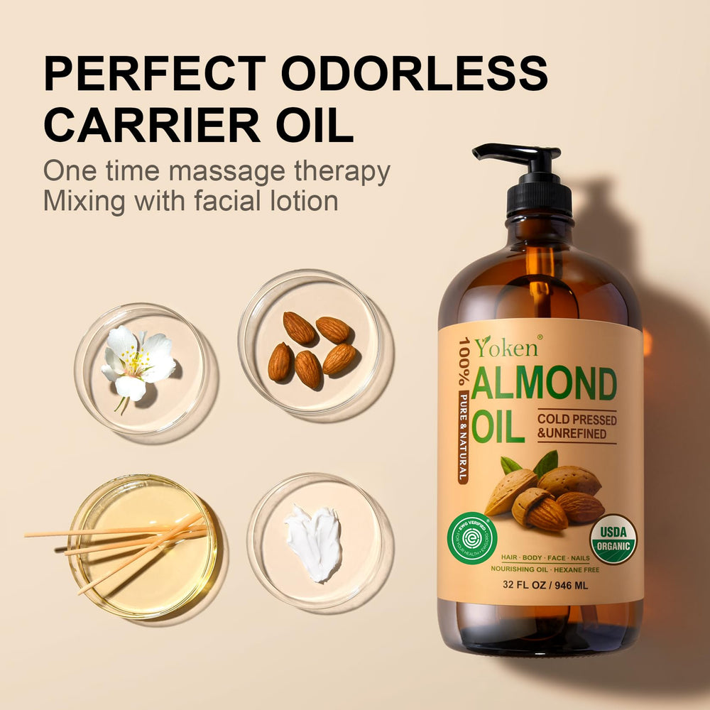 Yoken Almond Oil mixed with lotion boosts daily skincare routine