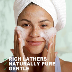 Yoken Castile Soap Liquid used as dish soap, delivering clean dishes and a gentle touch.