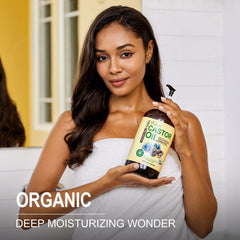 Yoken pump dispenser ensures tidy, mess-free scalp and skin application.