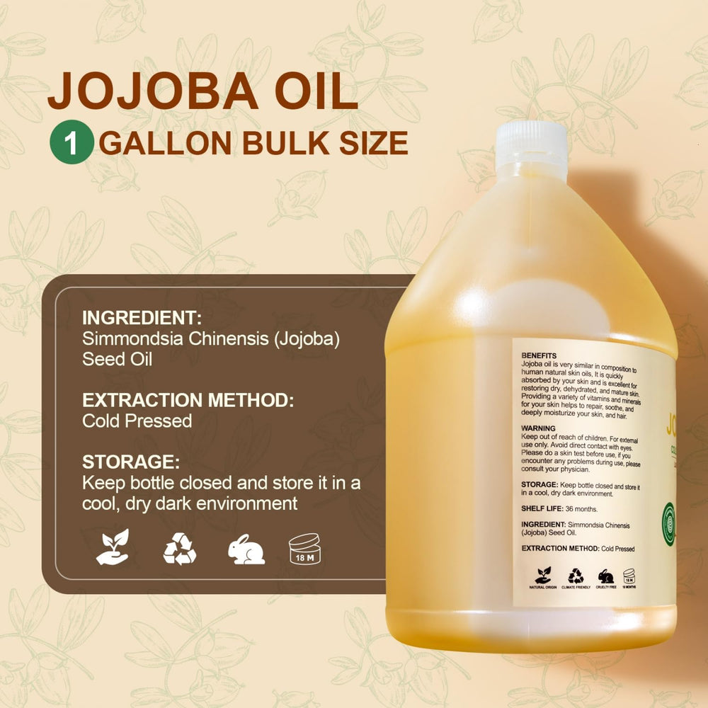 Yoken Jojoba Oil natural carrier oil for diluting essential oils.