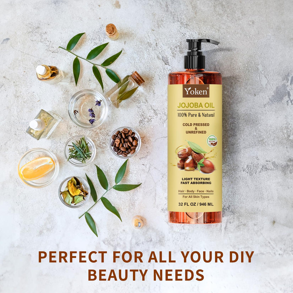 Nail care: Yoken jojoba oil moisturizes cuticles and nails.
