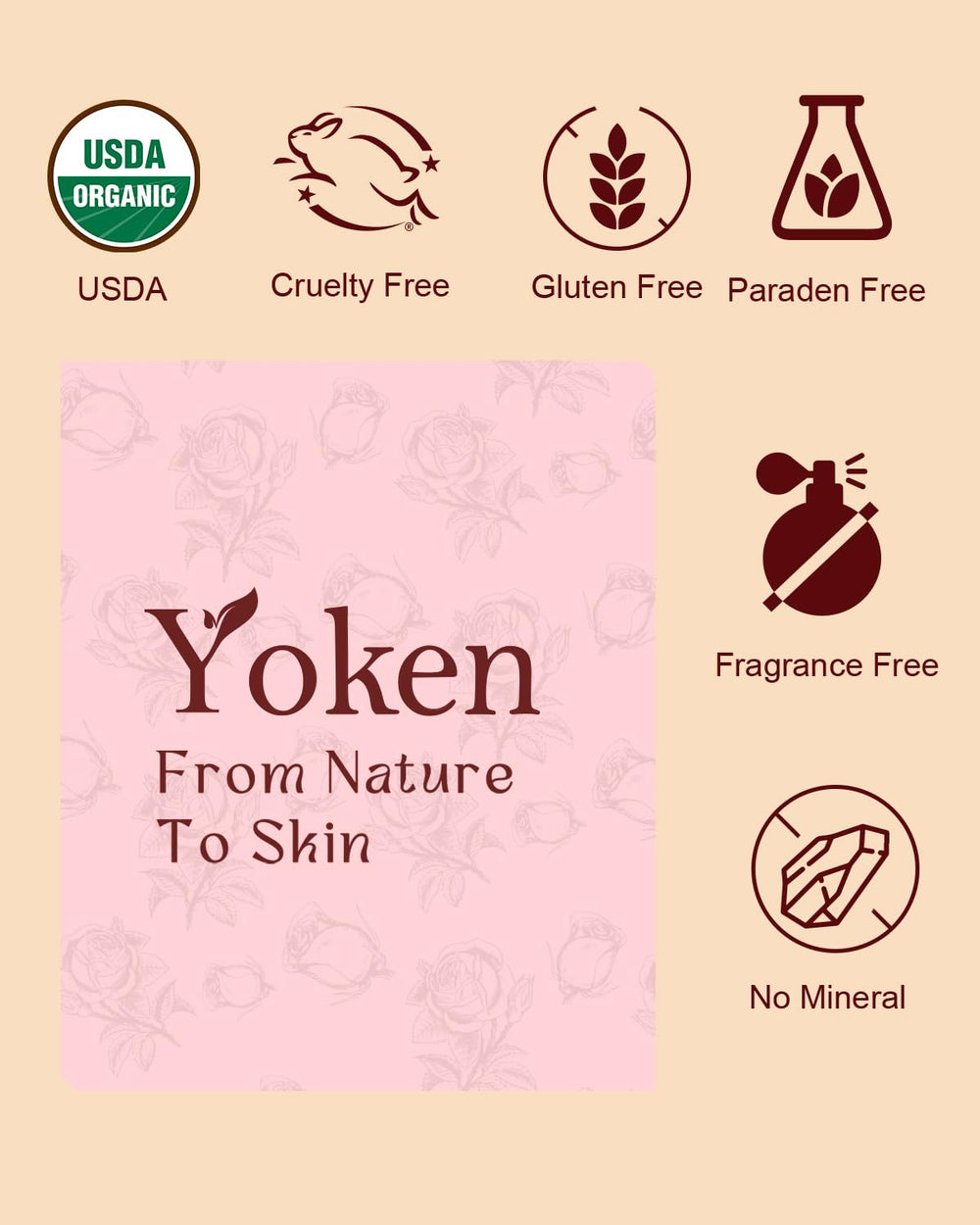 Yoken origen ético y Cruelty Free sin químicos agresivos
