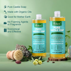 Yoken lather close-up highlights natural oils for gentle skin cleansing.