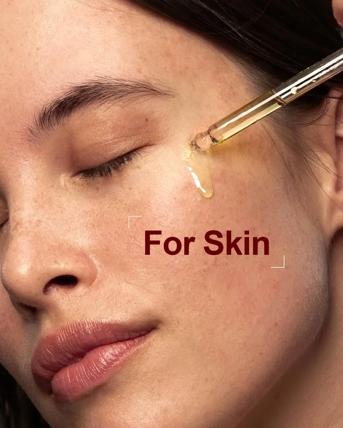 Applying Yoken Rosehip Oil to the skin for a smooth, nourished feel.