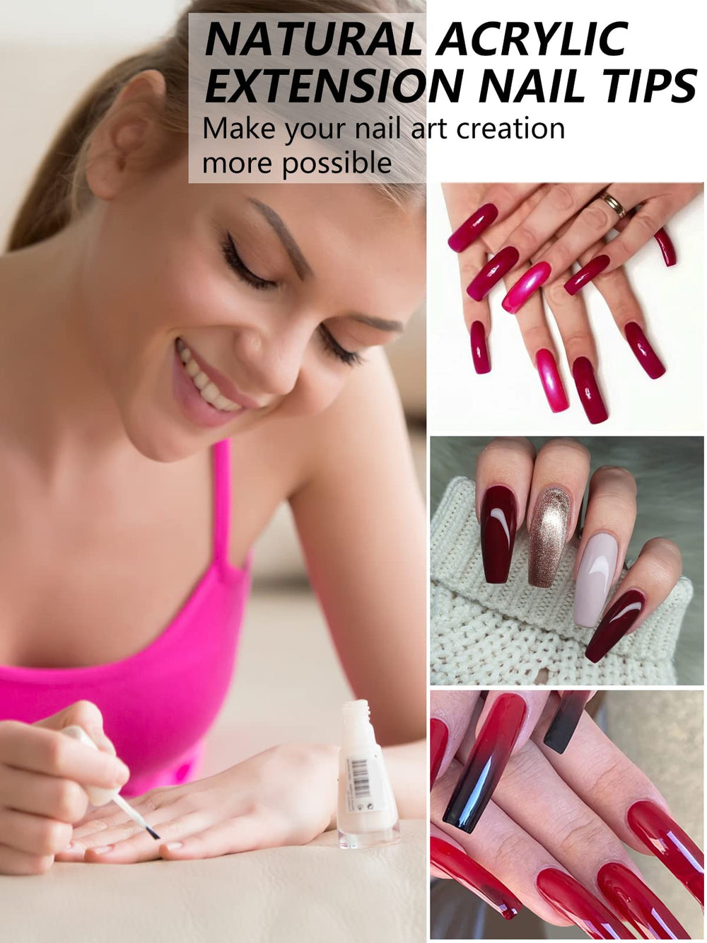 Borde suave para un ajuste cómodo en uñas