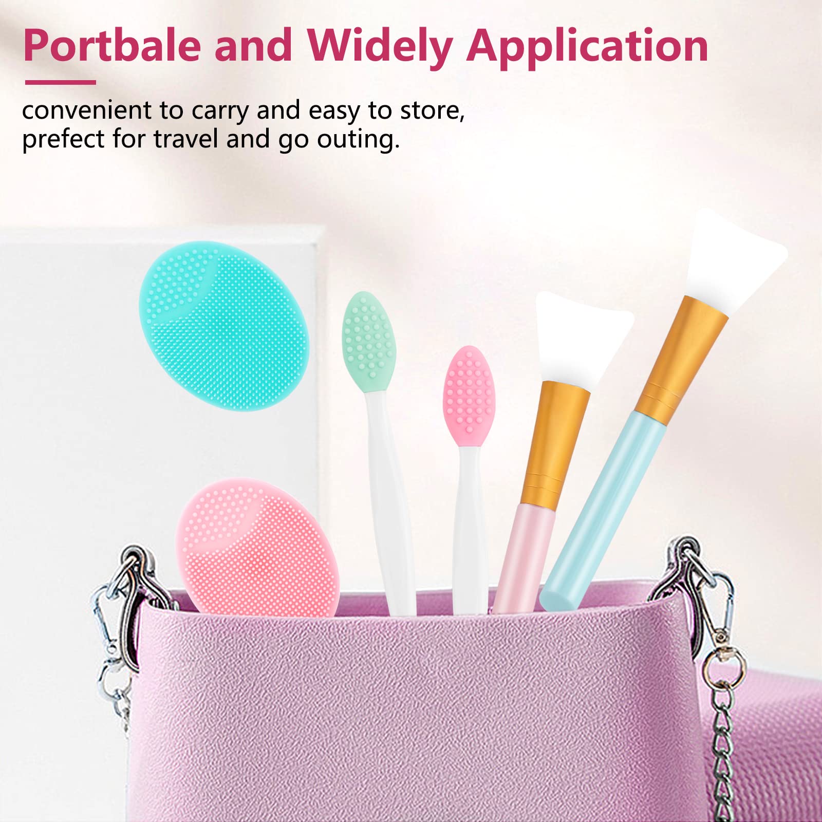 Yokilly easy-cleanup brush kit for hygienic storage after use.