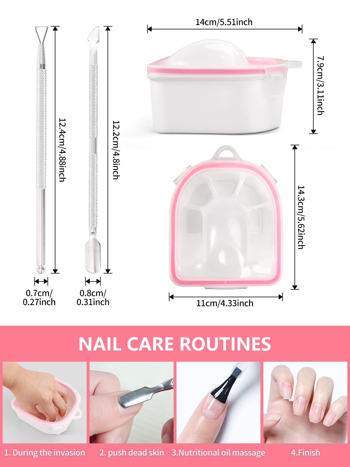 Yokilly easy nail polish removal kit for at home pampering.