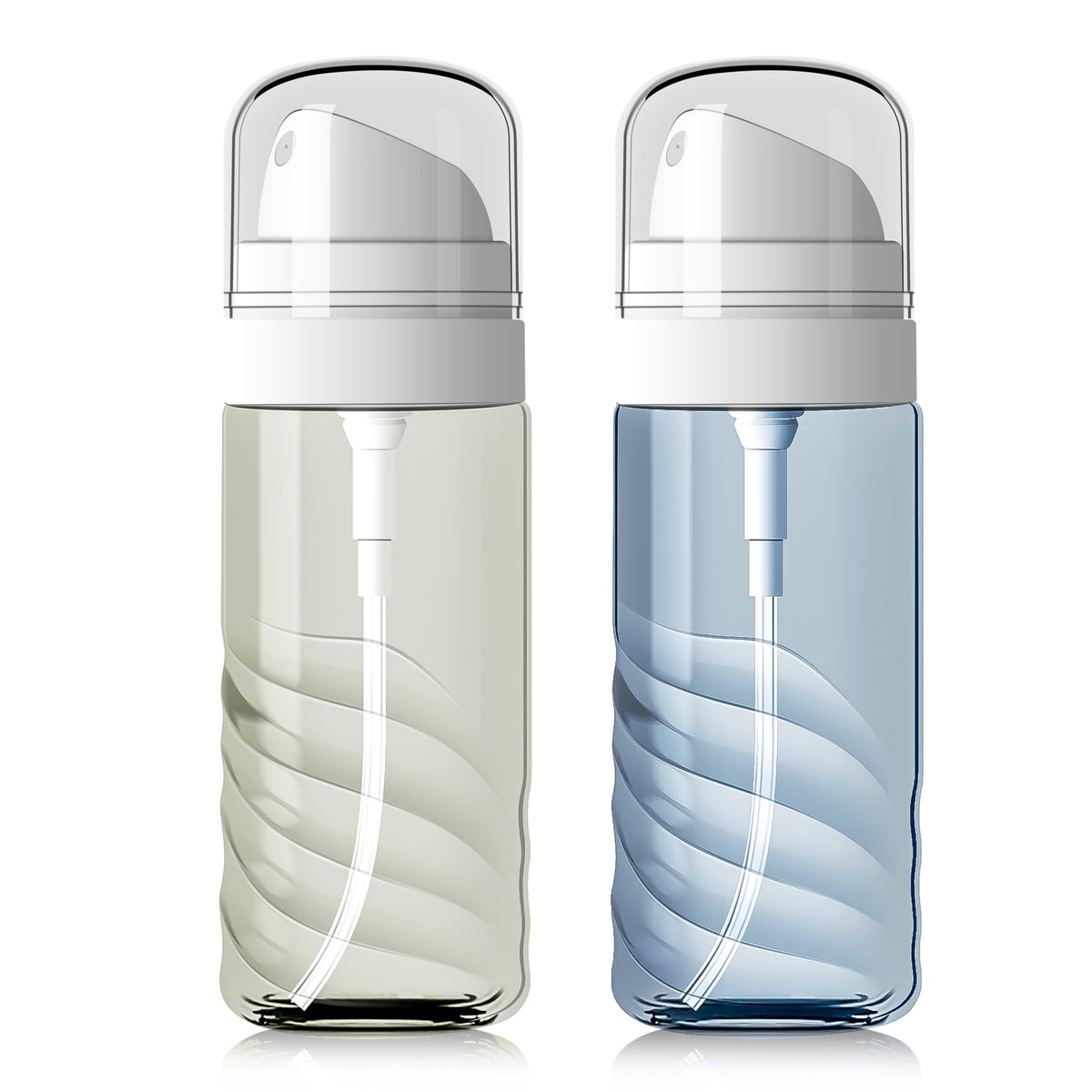 Yolaist 60ml travel spray bottle with fine nozzle for even mist.