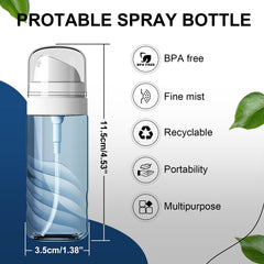Leak-proof twist-lock closure helps prevent leaks during travel.