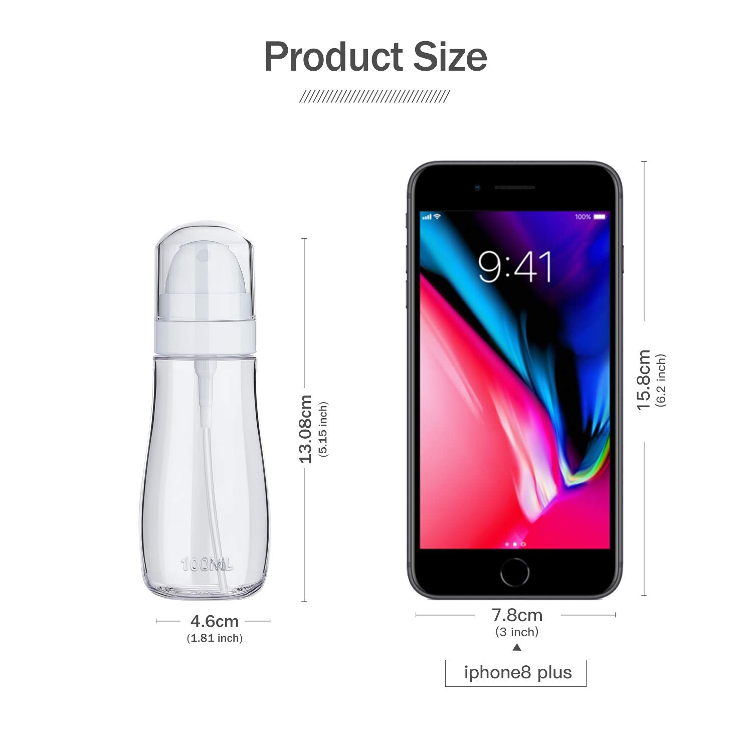 Multi-use bottle suitable for face, hair, and plants