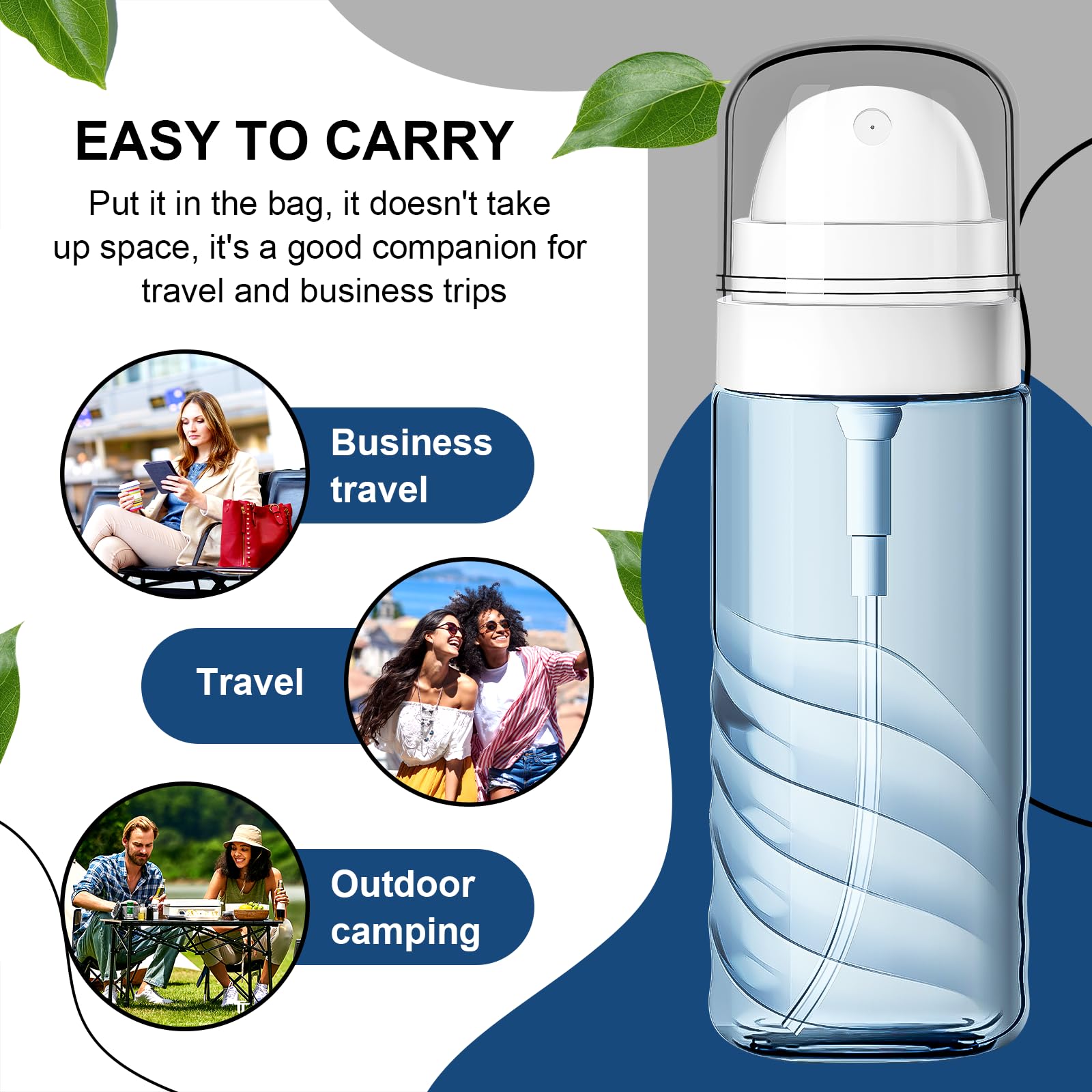 Premium PETG, BPA-free and odorless for safe repeated use.