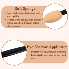 YOLCAR plastic handle delivers a stable, comfortable grip during makeup application.