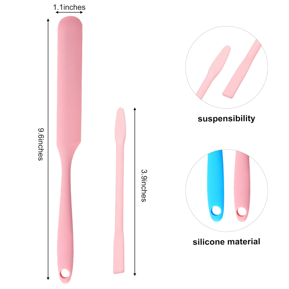 Yomfut silicone wax spatula with non-stick surface for easy wax removal.