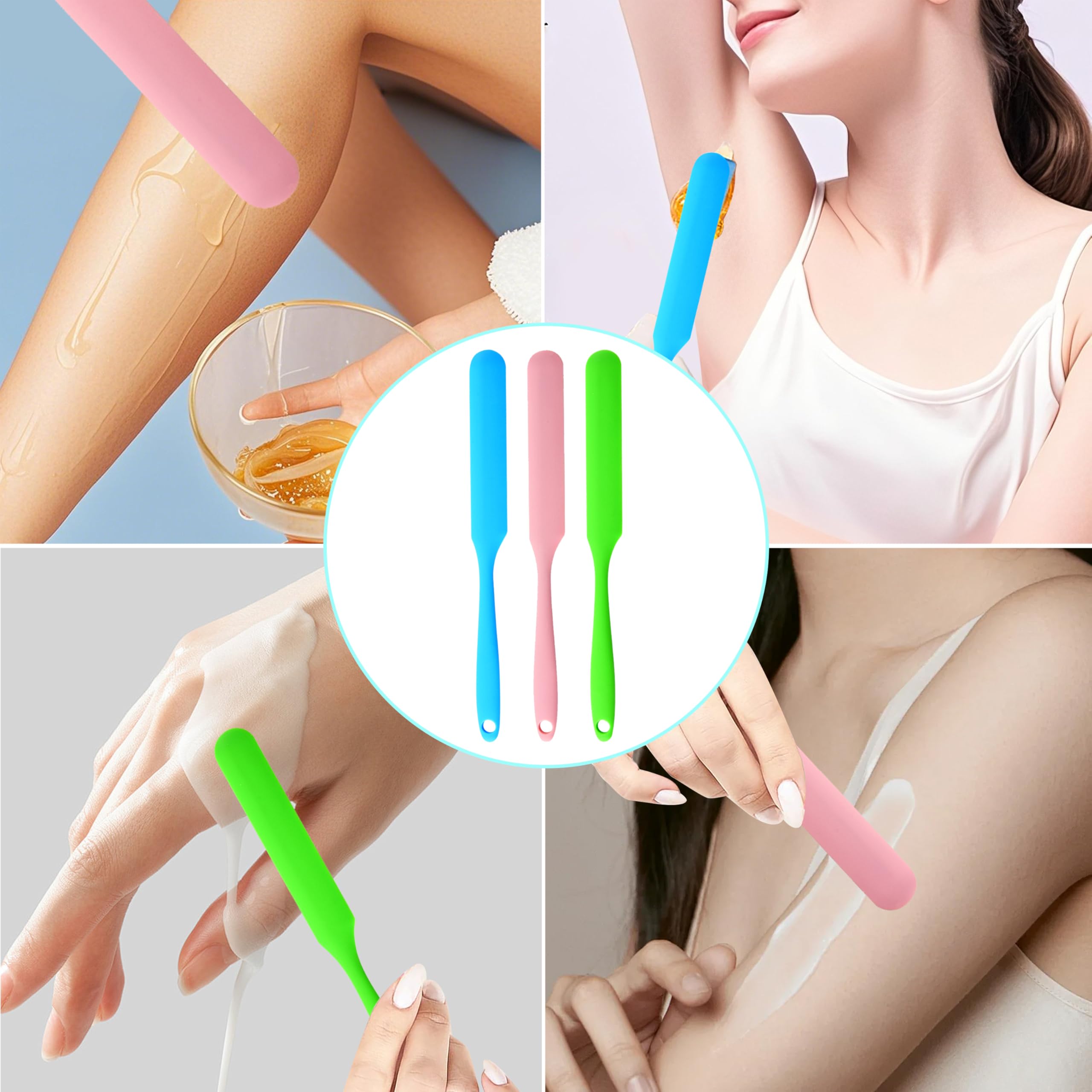 Yomfut versatile spatulas for facial masks, creams, and DIY beauty tasks.