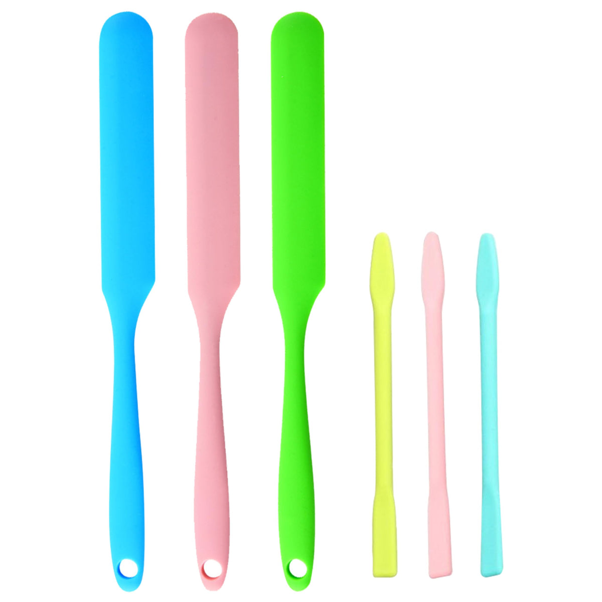 Yomfut 6-piece wax spatula set in assorted sizes for versatile waxing.