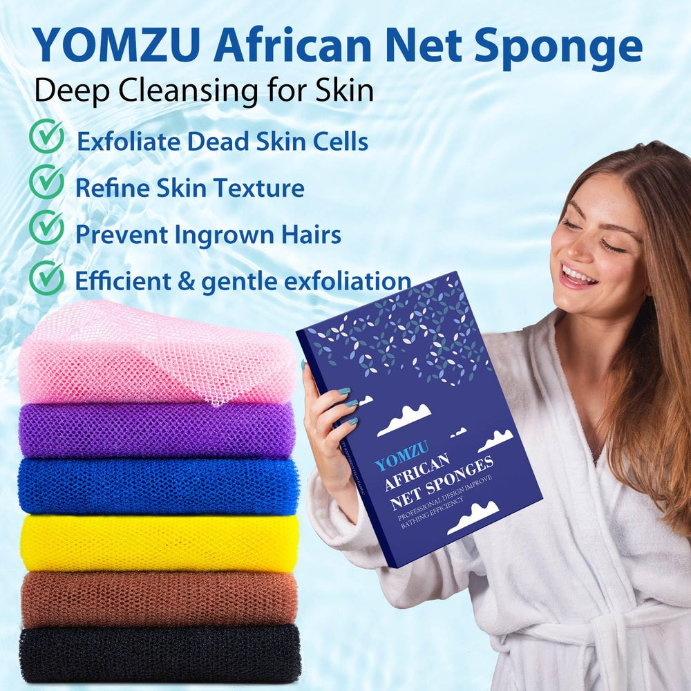 Esponja yomzu con alcance largo para cubrir la espalda y torso.