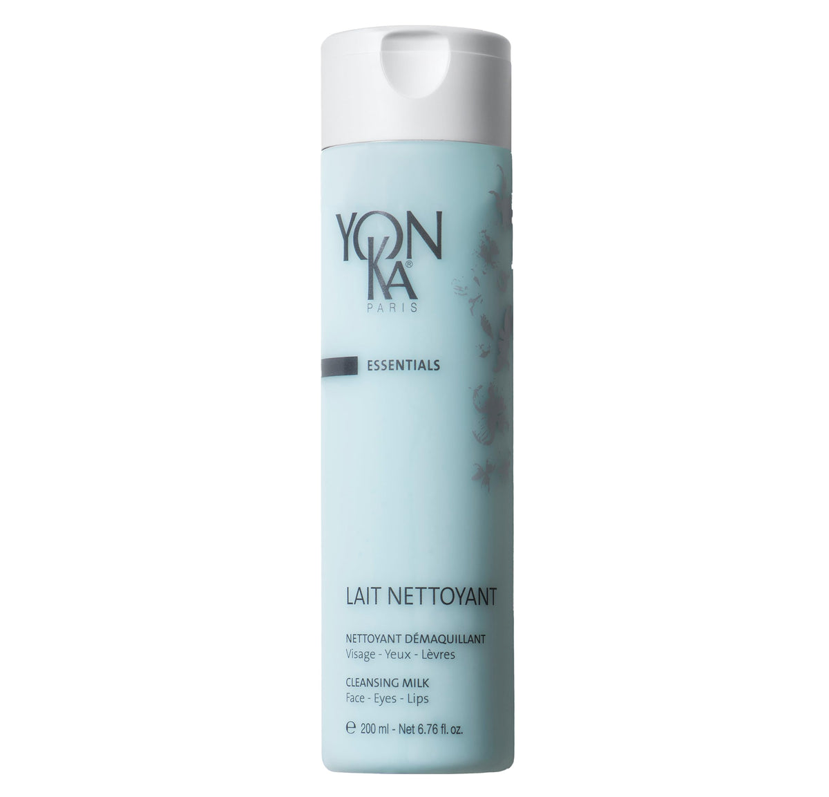 YON-KA cleansing milk bottle pour for gentle makeup removal