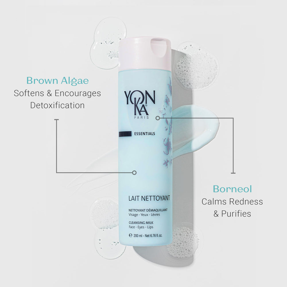 YON-KA cleansing milk eyes and lips removal with cotton pad
