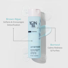 YON-KA cleansing milk eyes and lips removal with cotton pad