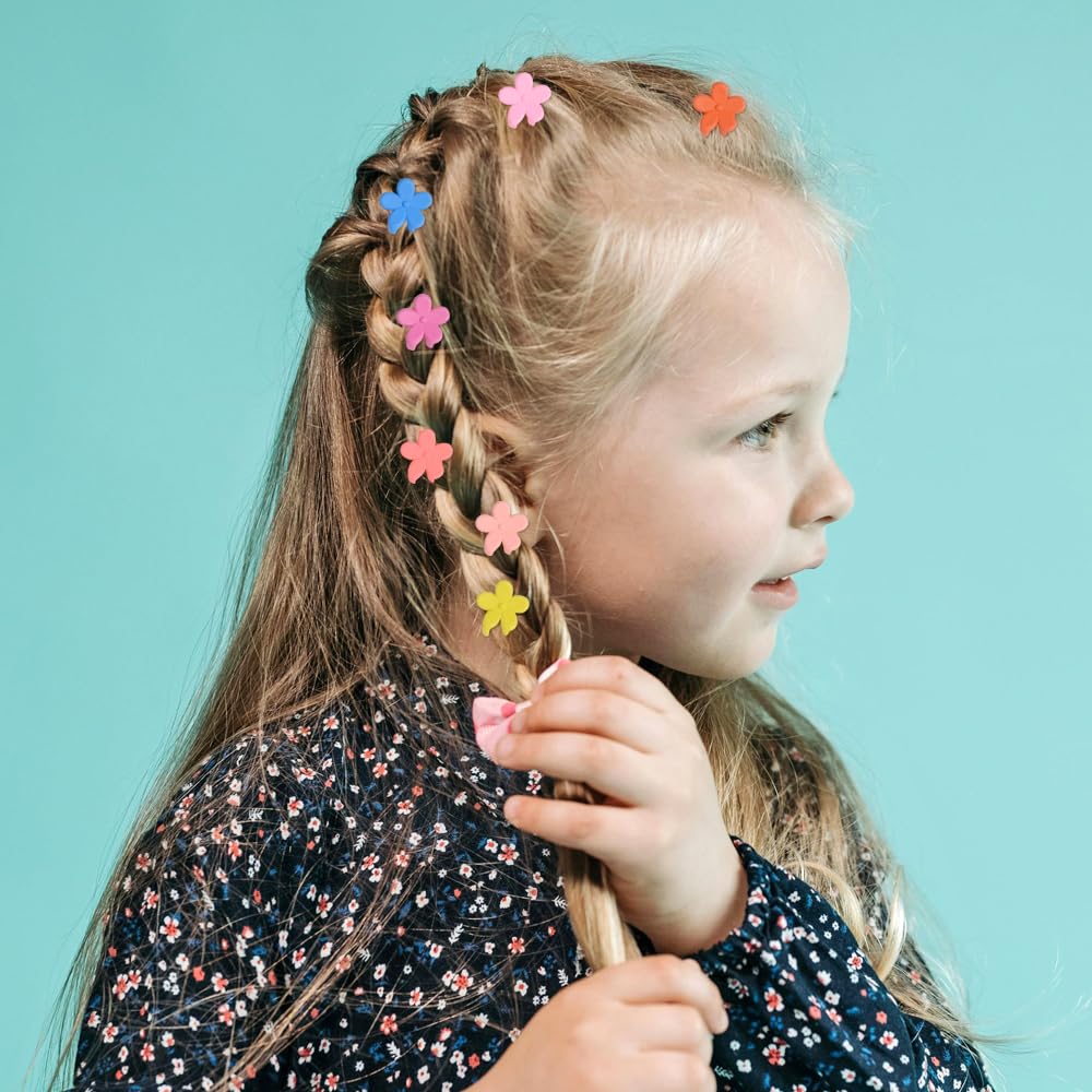 Yongdeli flower hair clip child-friendly design enhances toddlers' hairstyles