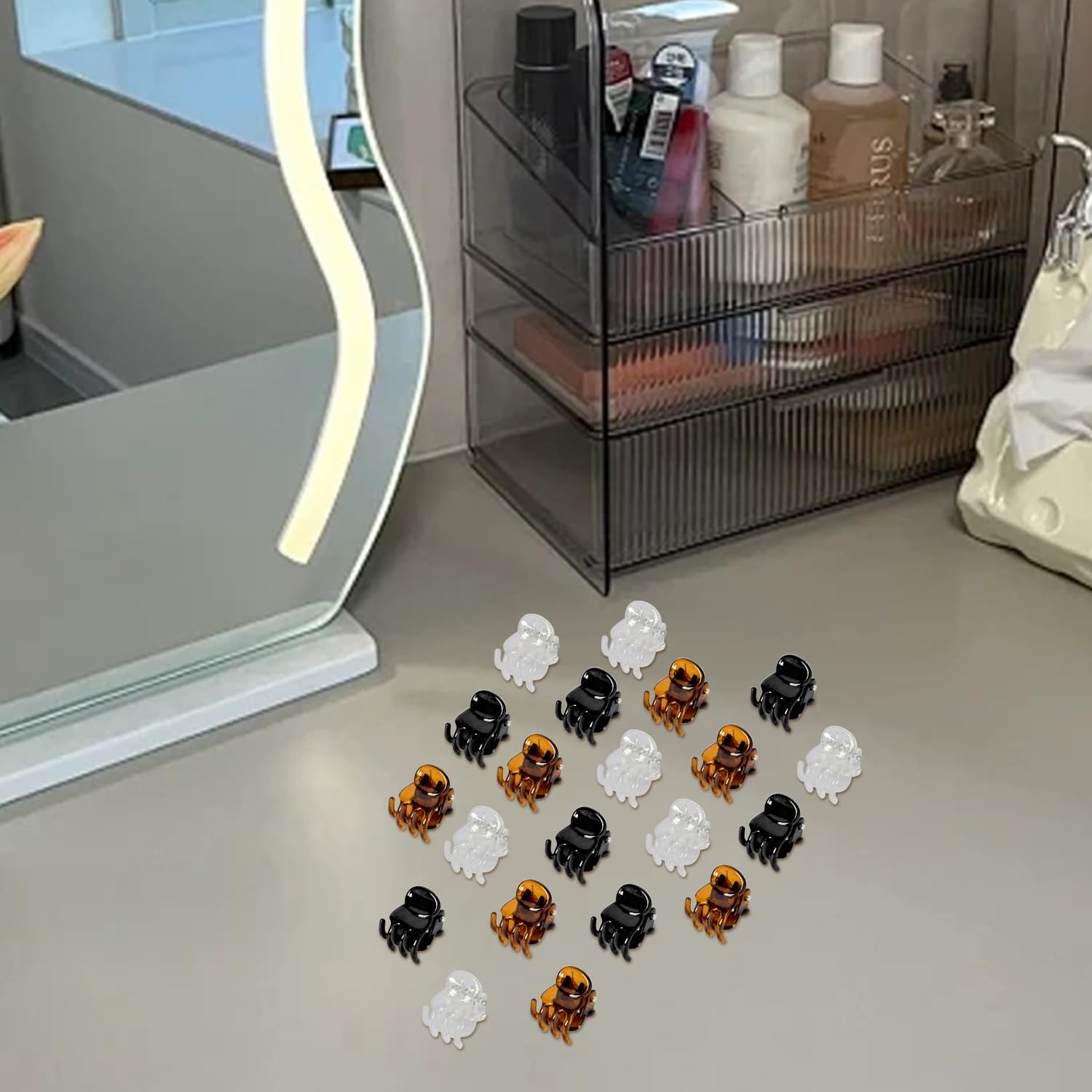 Paquete Yongdeli de 100 clips mini, solución rápida para peinados