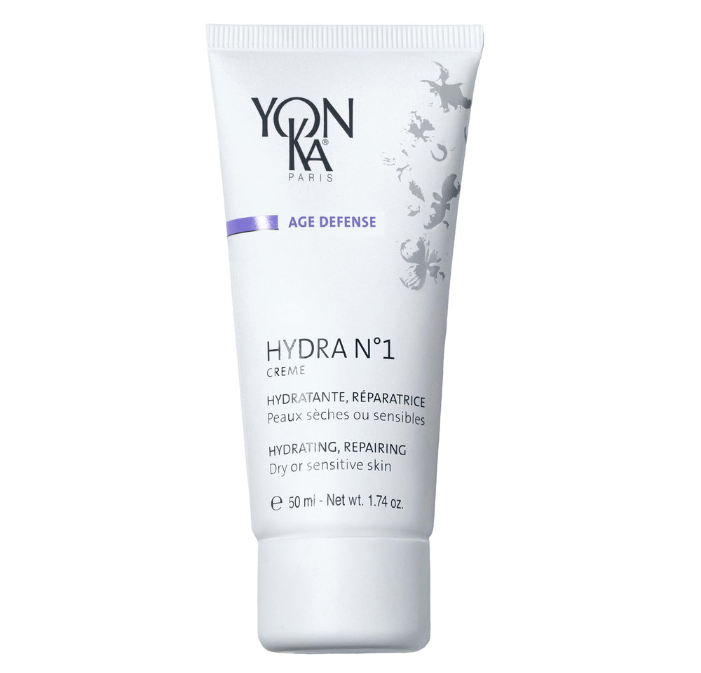 Yon-Ka Hydra No. 1 Creme bottle shows luxurious hydration for dry skin.