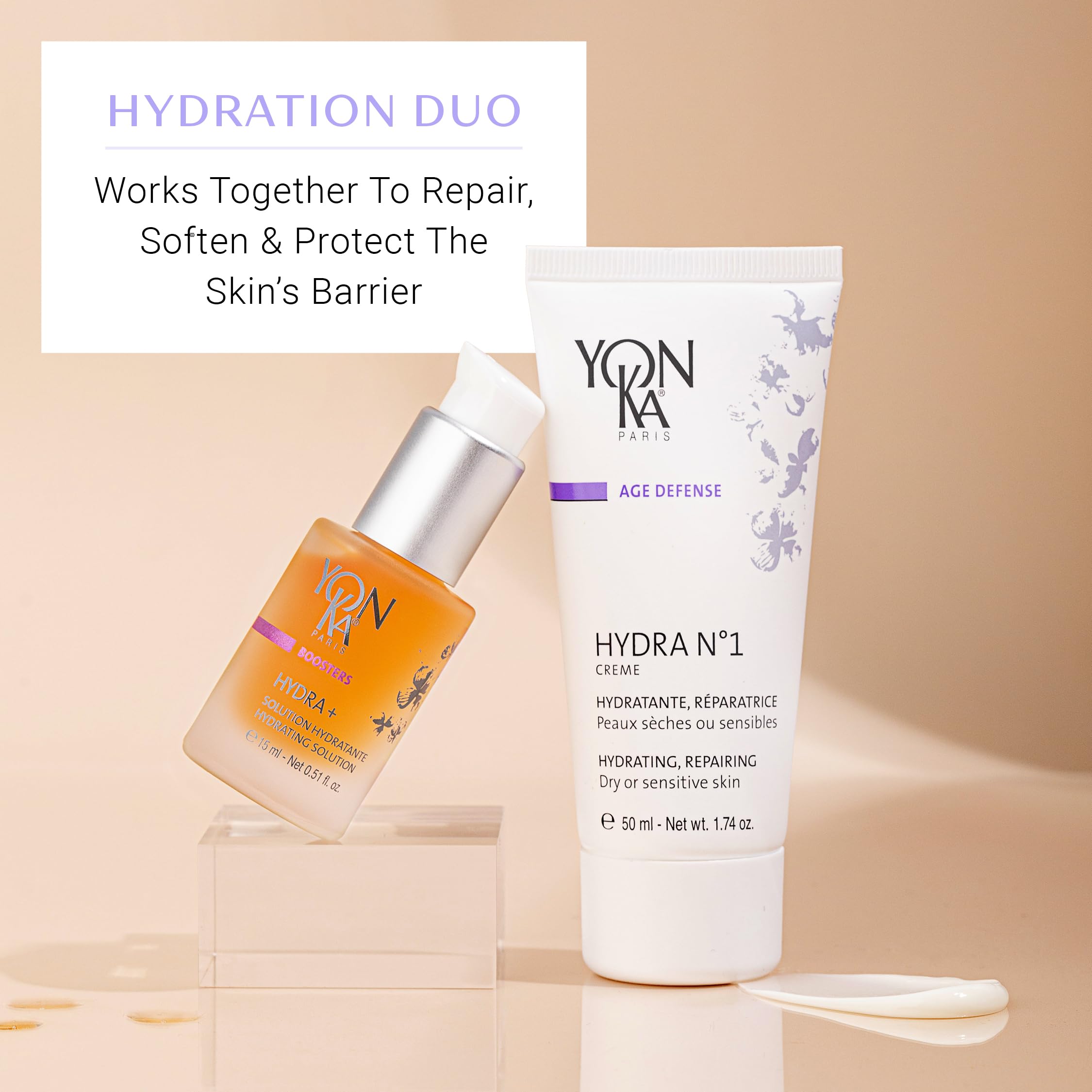 Morning skincare routine with Yon-Ka Hydra No. 1 Creme.