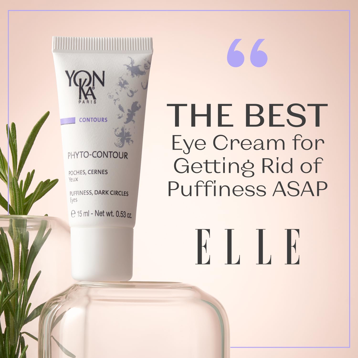 Yon-Ka Phyto-Contour packaging front highlights rosemary-infused eye care for daily self-care.