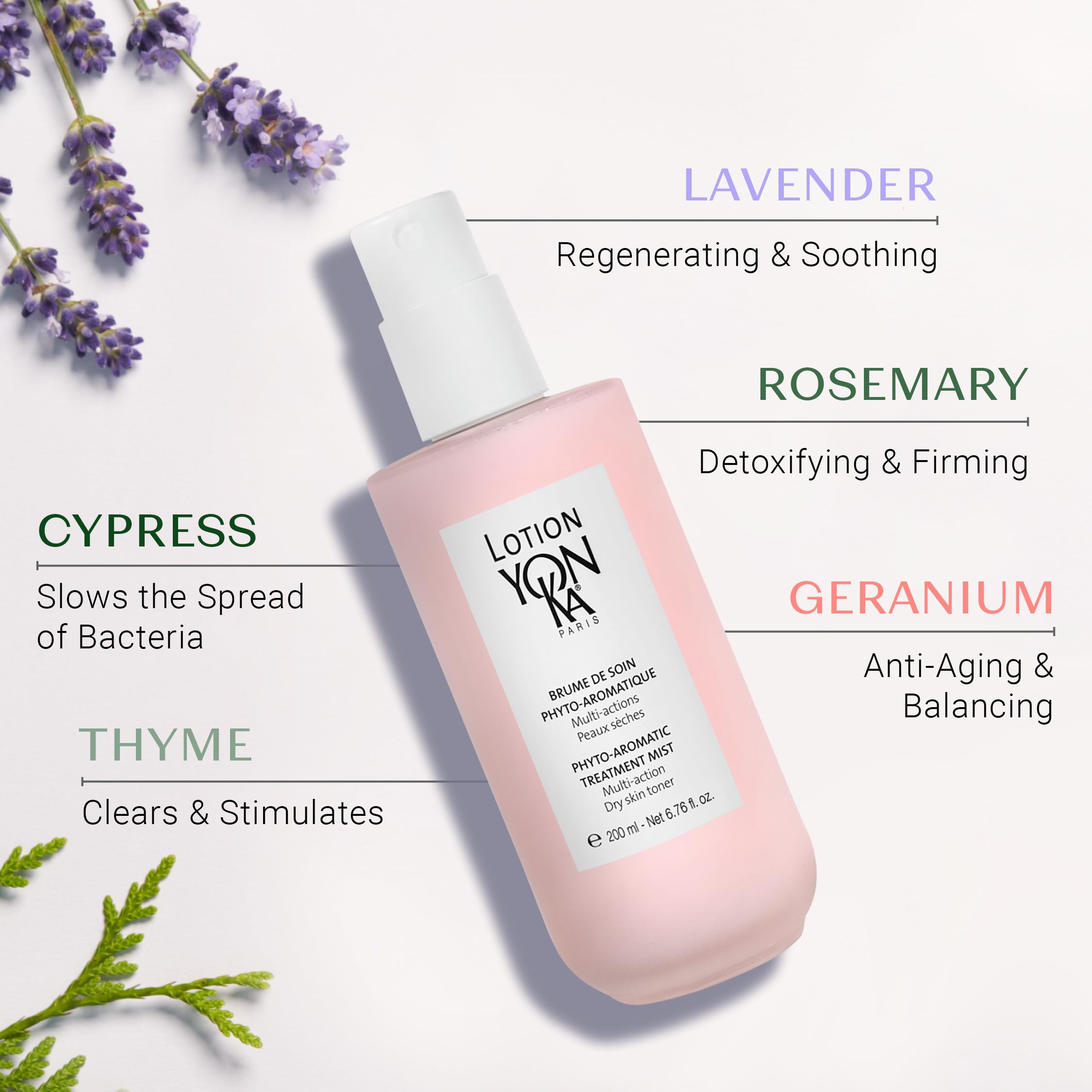 Toner applied to the skin leaves a refreshed, balanced feel after use.